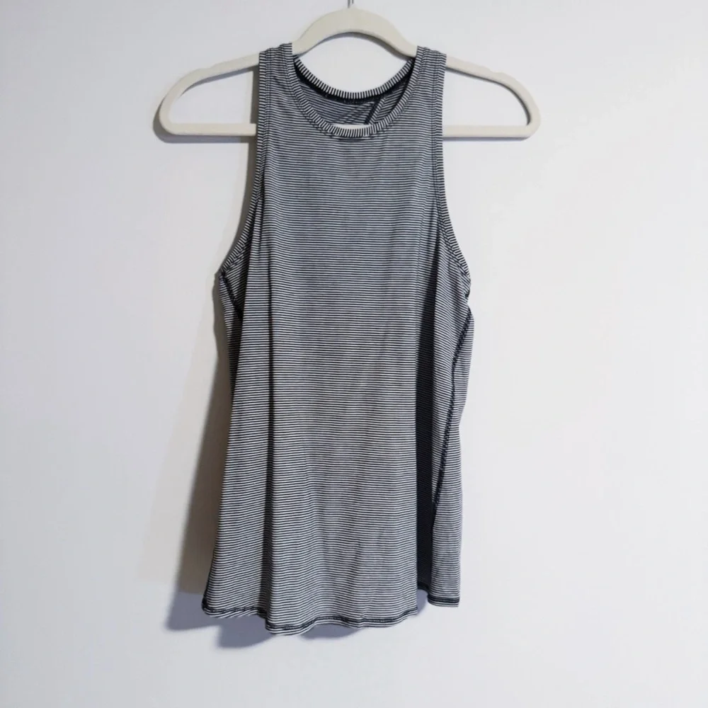 Lululemon - All Tied Up Gray Acid Wash Tank Top